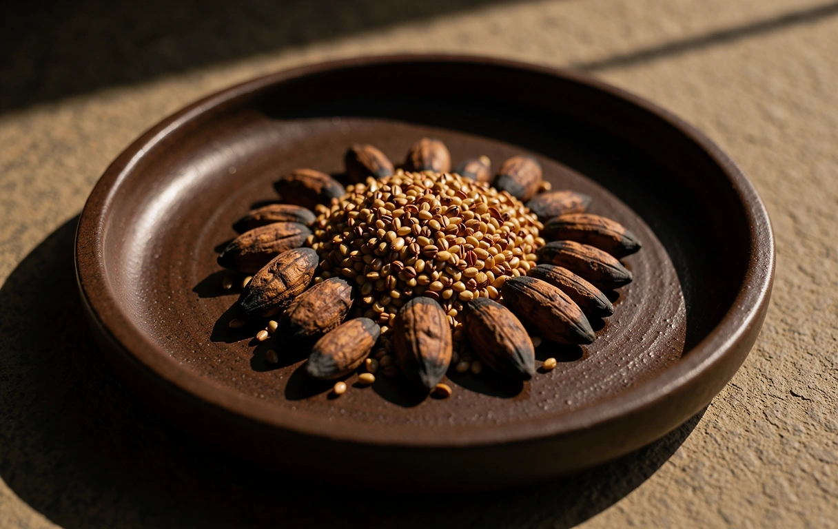 Texturas de ingredientes naturales